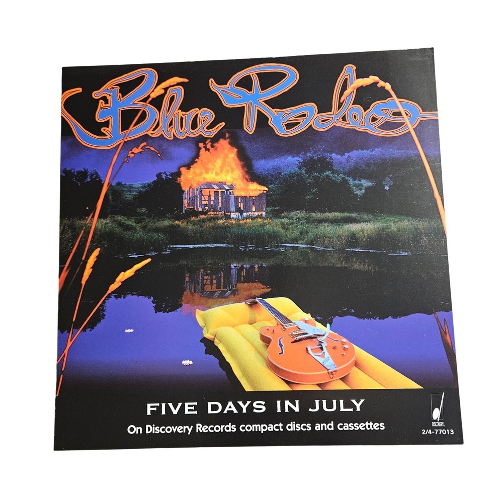 Blue Rodeo Five Days In July 12x12 Double Sided Album Flat Promo Poster 1994